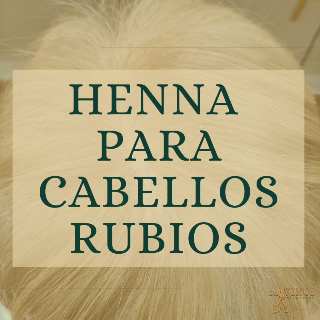 henna pelo rubio